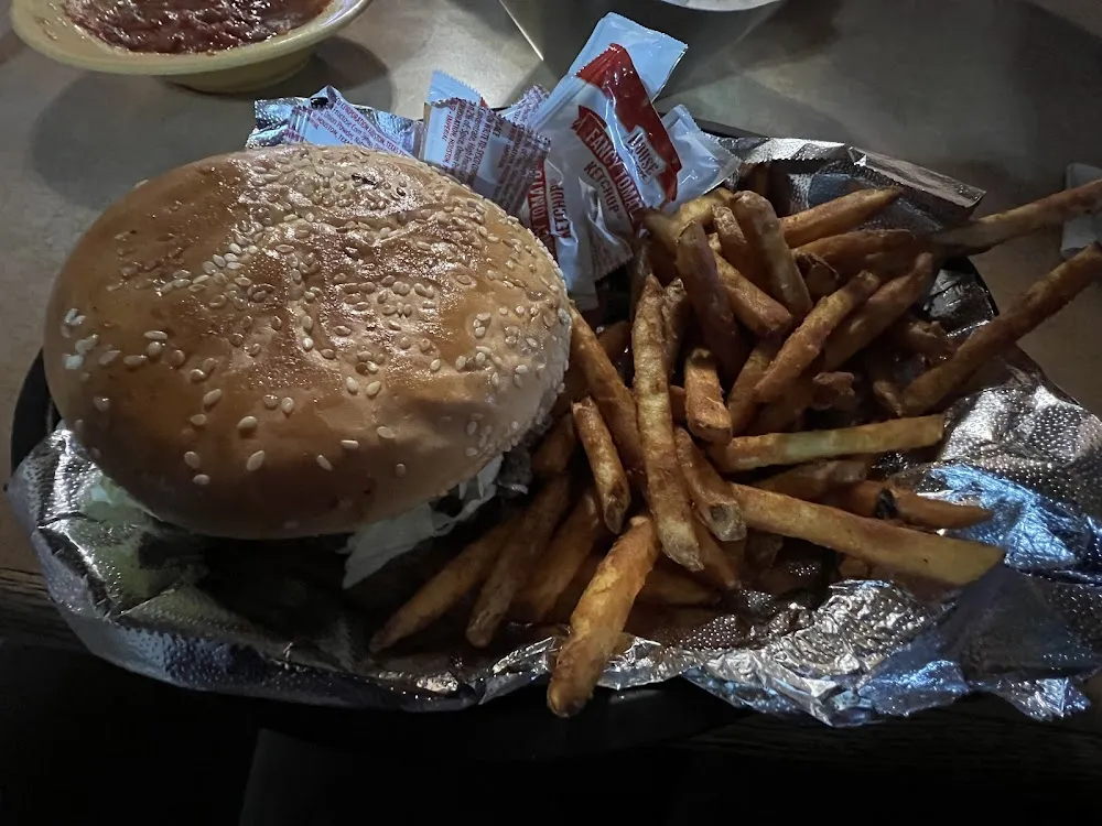 Cheeseburger and Fries